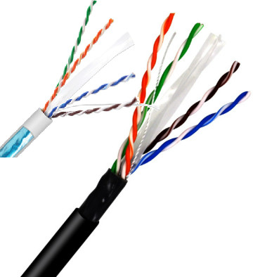 8 Jacke der Kern-Verschleißfestigkeits-direkte Beerdigungs-Cat6 1000ft LSZH